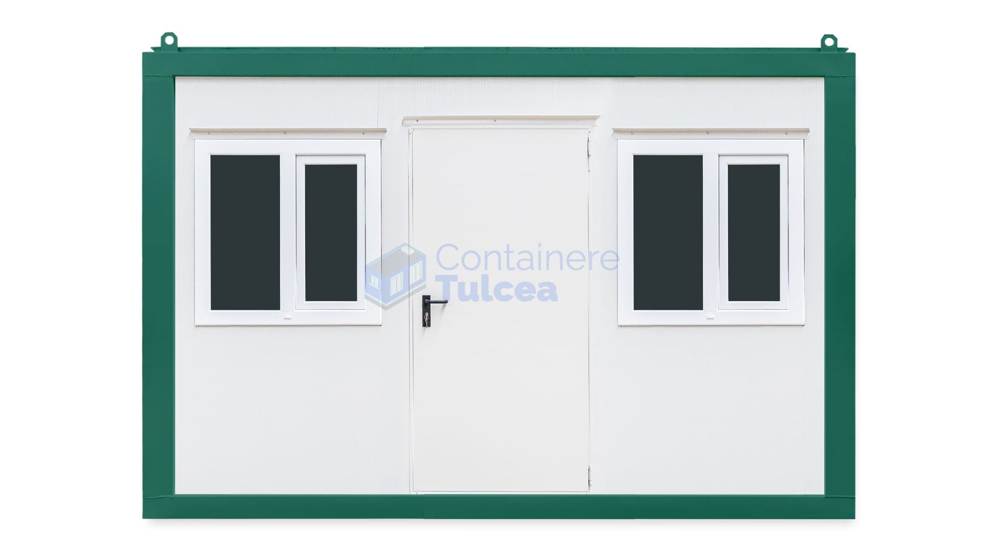 container birou tulcea 4metri 2geamuri verde