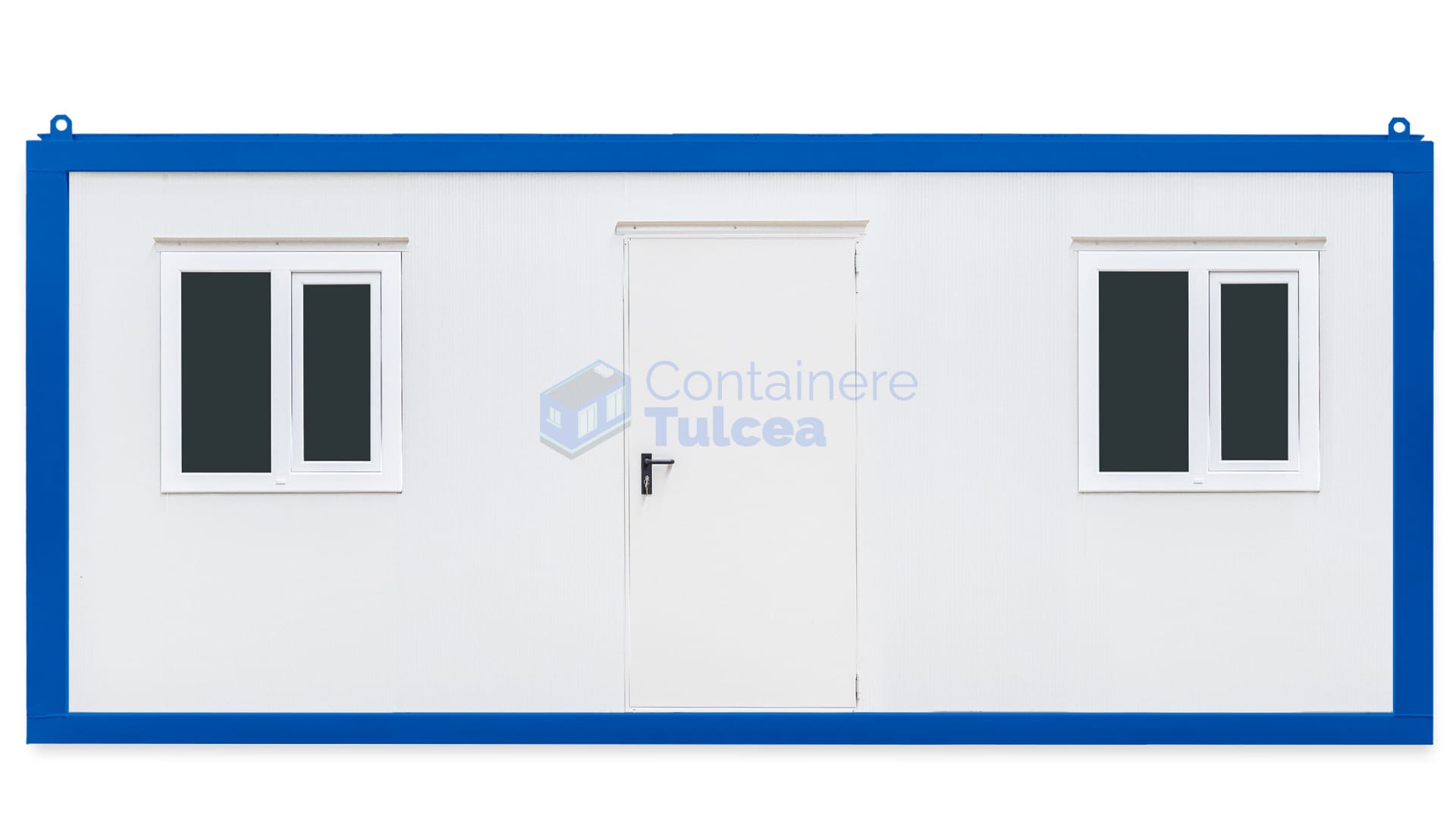 container birou tulcea 6metri 2geamuri albastru