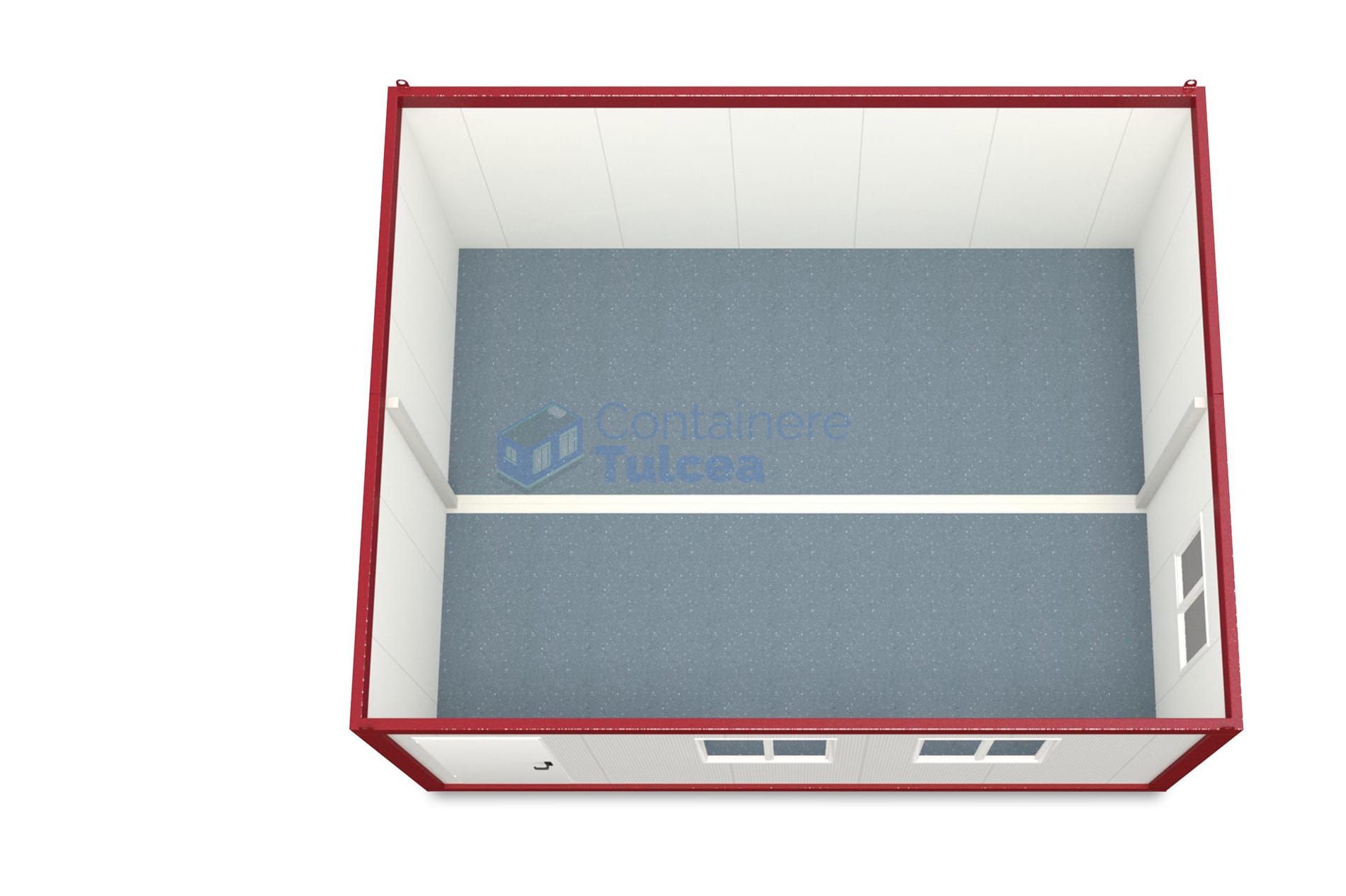 container modular tulcea 6x48m rosu2