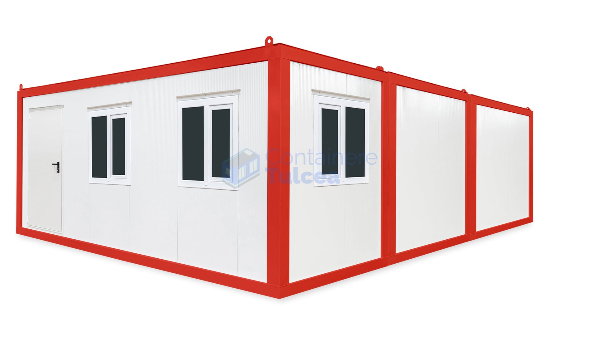 container modular tulcea 6x72m rosu