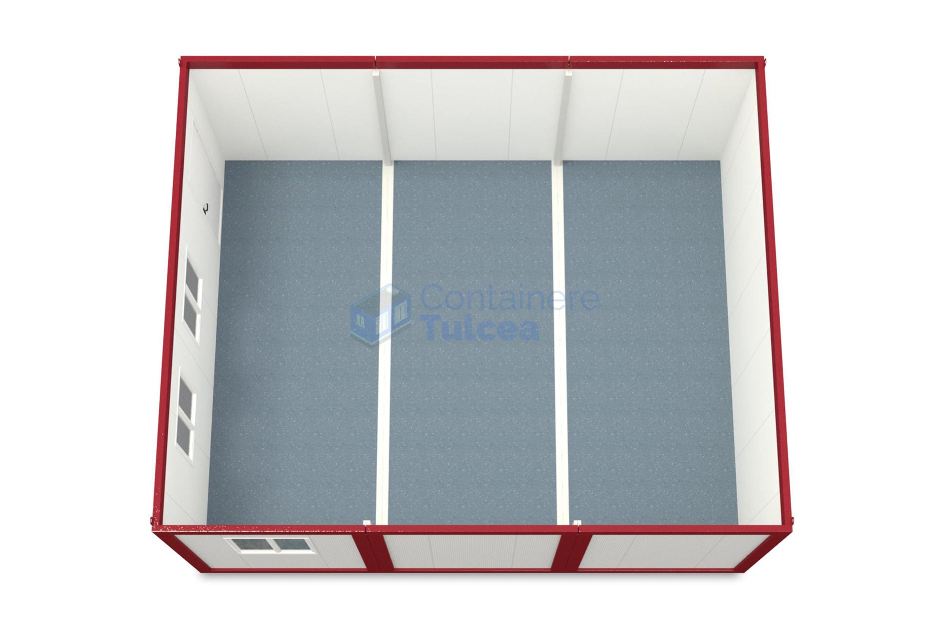 container modular tulcea 6x72m rosu2