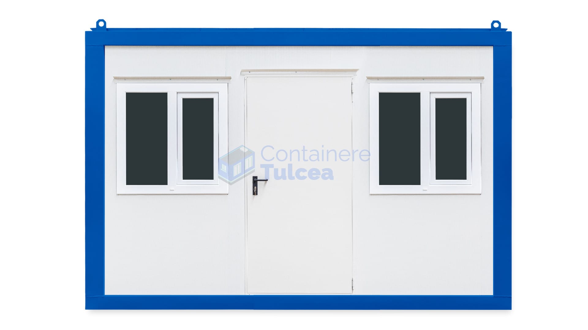 container santier tulcea 4metri 2geamuri albastru